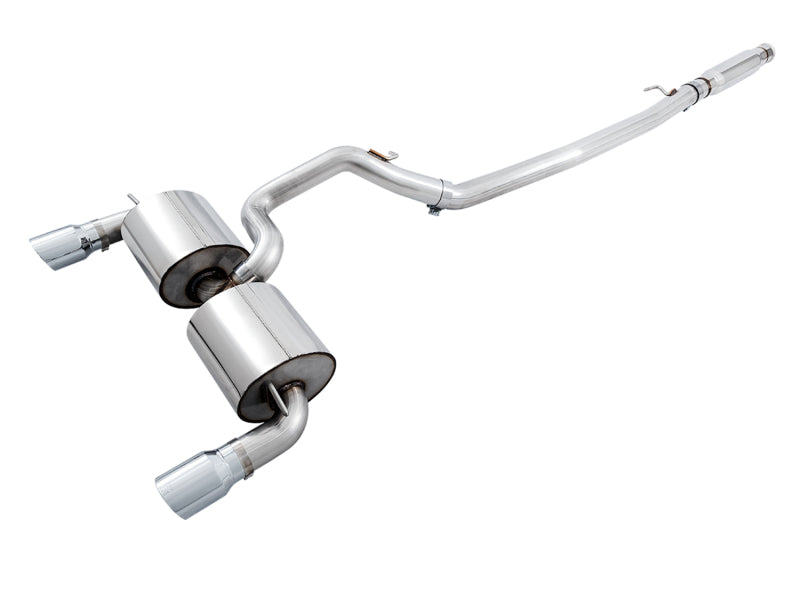 AWE Tuning Ford Focus RS Touring Edition Cat-back Exhaust- Resonated - Chrome Silver Tips AWE Tuning Ford Focus RS Touring Edition Cat-back Exhaust- Resonated - Chrome Silver Tips