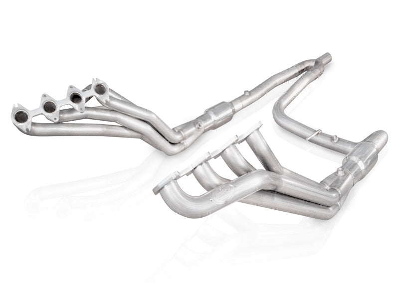 Stainless Works 2004-08 F150 5.4L Headers 1-3/4in Primaries 2-1/2in High-Flow Cats Y-Pipe Stainless Works 2004-08 F150 5.4L Headers 1-3/4in Primaries 2-1/2in High-Flow Cats Y-Pipe