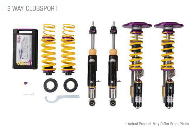 KW Porsche 911 996 GT2 GT3 Clubsport Coilover Kit 3-Way KW Porsche 911 996 GT2 GT3 Clubsport Coilover Kit 3-Way