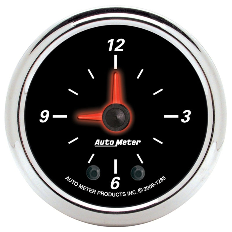 Autometer 52mm Full Sweep Electric 12 Hour Clock (Inc 10.5 ft Tubing or Wiring Harness) Autometer 52mm Full Sweep Electric 12 Hour Clock (Inc 10.5 ft Tubing or Wiring Harness)