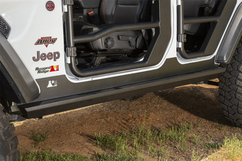 Rugged Ridge XHD Rock Sliders 18-20 Jeep Wrangler JL 4 Door Rugged Ridge XHD Rock Sliders 18-20 Jeep Wrangler JL 4 Door