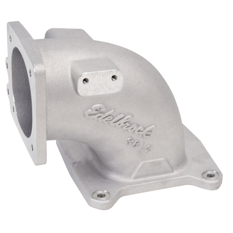 Edelbrock EFI Intake Elbow Universal 100 Deg 95mm T B to 4500 Dominator Flange Tall Profile Edelbrock EFI Intake Elbow Universal 100 Deg 95mm T B to 4500 Dominator Flange Tall Profile