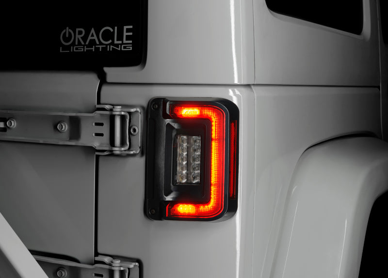 Oracle 07-17 Jeep Wrangler JK Flush Mount LED Tail Lights - Tinted SEE WARRANTY Oracle 07-17 Jeep Wrangler JK Flush Mount LED Tail Lights - Tinted SEE WARRANTY