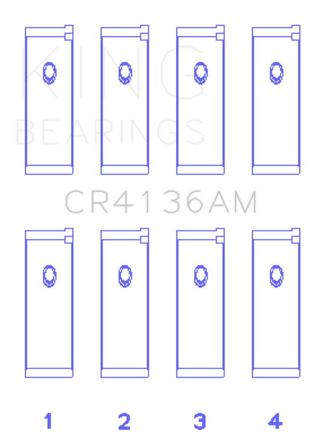 King Engine Bearings 91-02 Nissan SR20DE L4 DOHC 16 Valves (Size +0.25) Rod Bearing Set King Engine Bearings 91-02 Nissan SR20DE L4 DOHC 16 Valves (Size +0.25) Rod Bearing Set