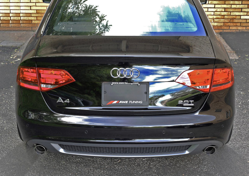 AWE Tuning Audi B8 A4 Touring Edition Exhaust - Dual Outlet Polished Silver Tips AWE Tuning Audi B8 A4 Touring Edition Exhaust - Dual Outlet Polished Silver Tips