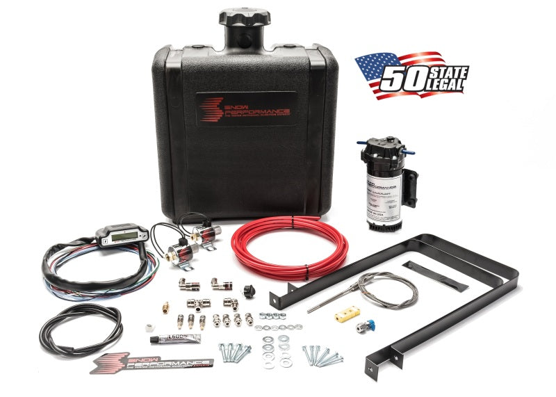 Snow Performance Stg 3 Boost Cooler Water Injection Kit TD (Red Hi-Temp Tubing and Quick Fittings) Snow Performance Stg 3 Boost Cooler Water Injection Kit TD (Red Hi-Temp Tubing and Quick Fittings)