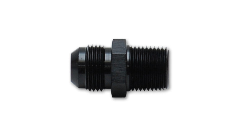 Vibrant -8AN to 1/2in NPT Straight Adapter Fitting - Aluminum Vibrant -8AN to 1/2in NPT Straight Adapter Fitting - Aluminum