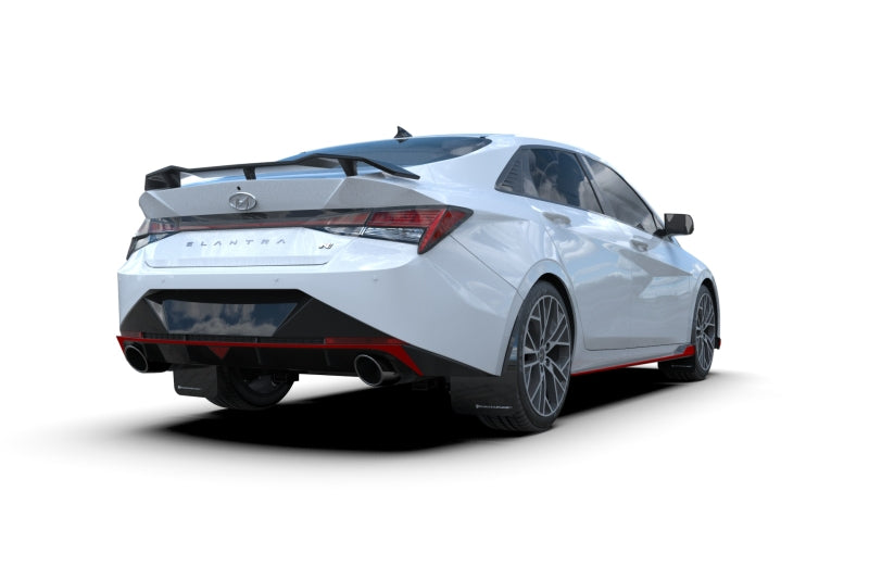 Rally Armor 22-23 Hyundai Elantra N & N Line Black UR Mud Flap w/Light Blue Logo Rally Armor 22-23 Hyundai Elantra N & N Line Black UR Mud Flap w/Light Blue Logo