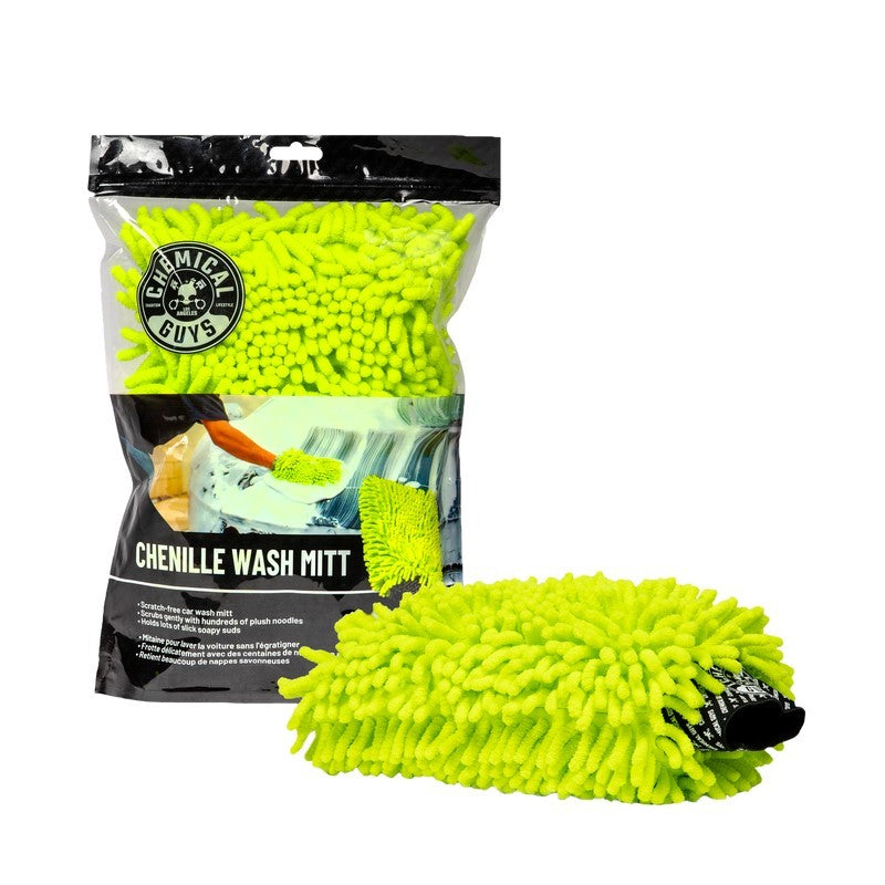 Chemical Guys Chenille Premium Scratch-Free Microfiber Wash Mitt Chemical Guys Chenille Premium Scratch-Free Microfiber Wash Mitt