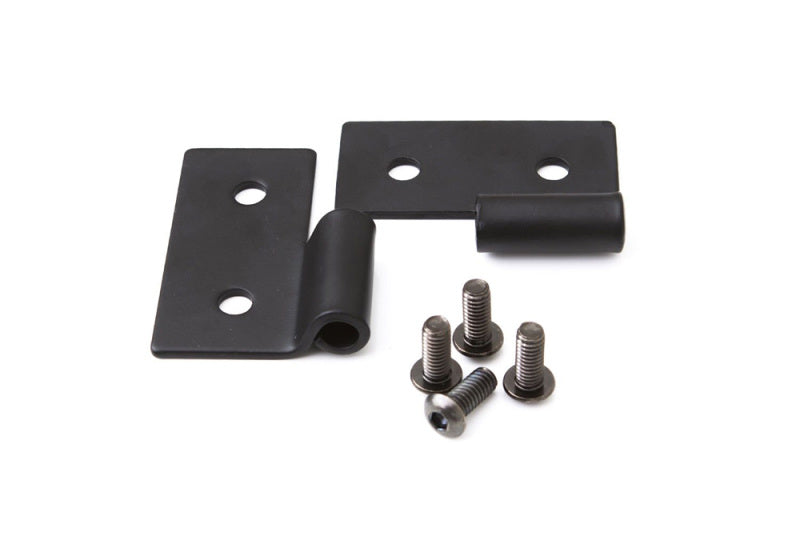 Rampage 1976-1983 Jeep CJ5 Lower Door Hinge Brackets - Black Rampage 1976-1983 Jeep CJ5 Lower Door Hinge Brackets - Black