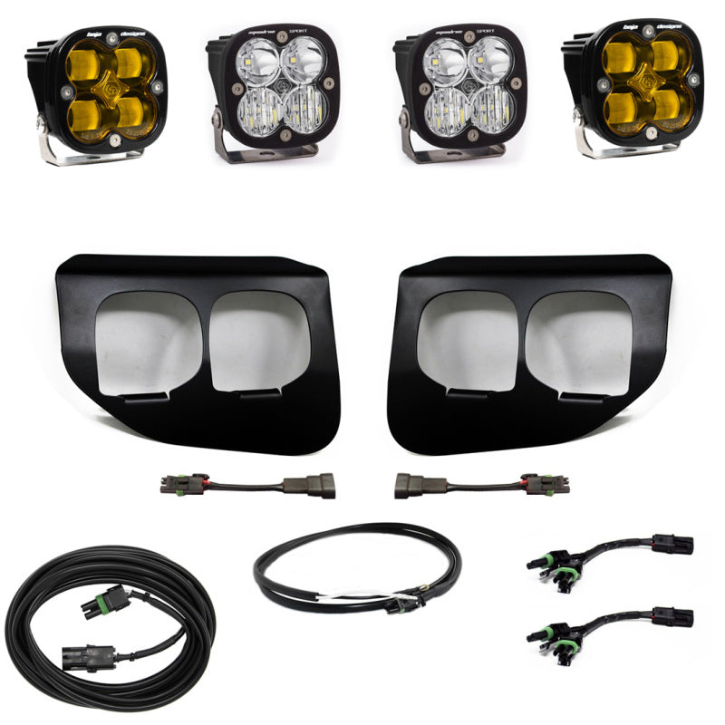 Baja Designs Ford Super Duty (20-On) Fog Lights FPK Amber SAE/Sport DC Baja Designs w/Upfitter Baja Designs Ford Super Duty (20-On) Fog Lights FPK Amber SAE/Sport DC Baja Designs w/Upfitter