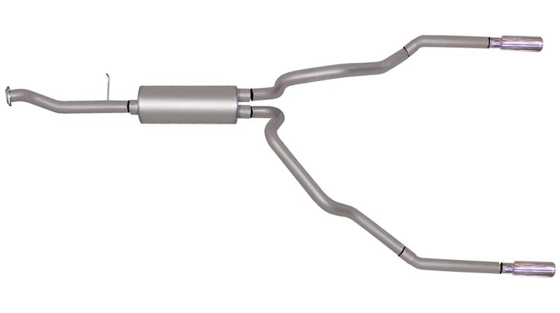Gibson 99-05 Chevrolet Silverado 1500 Base 4.3L 2.5in Cat-Back Dual Split Exhaust - Aluminized Gibson 99-05 Chevrolet Silverado 1500 Base 4.3L 2.5in Cat-Back Dual Split Exhaust - Aluminized