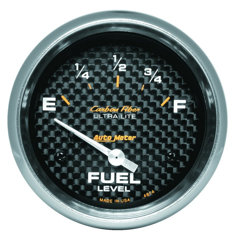 AP 65+ GM 2-5/8in Fuel Level Carbon Fiber Electric Gauge Pod AP 65+ GM 2-5/8in Fuel Level Carbon Fiber Electric Gauge Pod