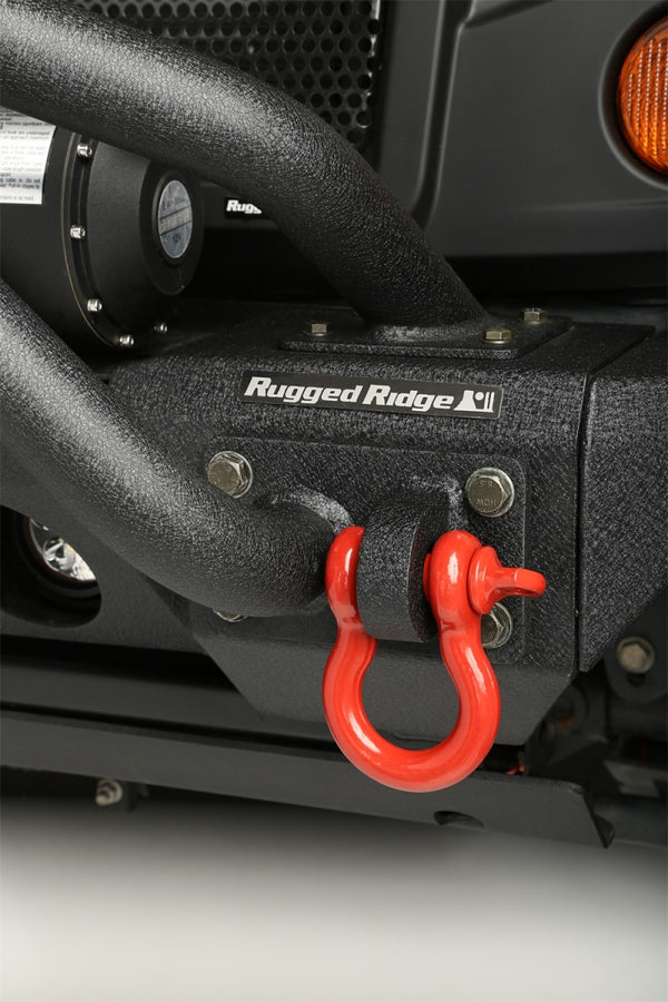 Rugged Ridge Red 7/8in D-Shackles Rugged Ridge Red 7/8in D-Shackles