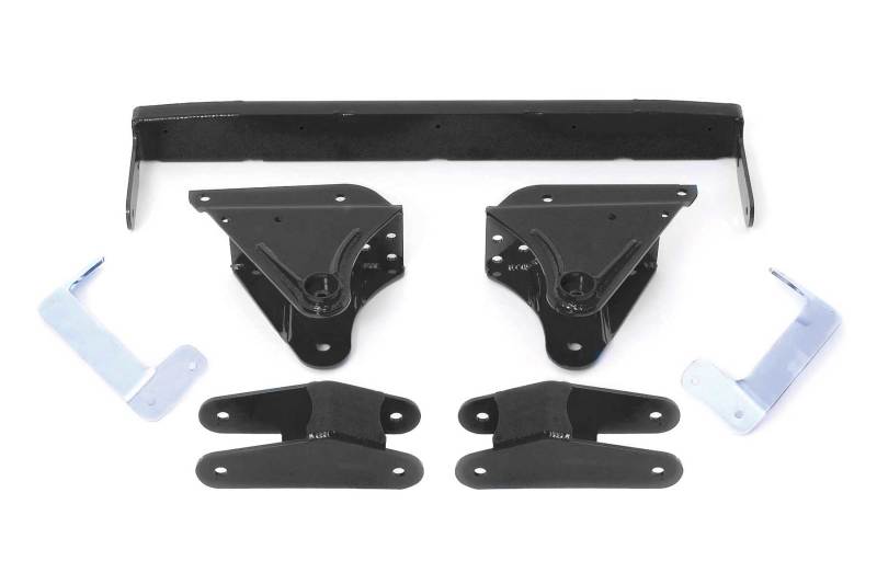 Fabtech 01-04 Ford F250/350 4WD 3.5in Spring Hanger w/Perf Shks Fabtech 01-04 Ford F250/350 4WD 3.5in Spring Hanger w/Perf Shks