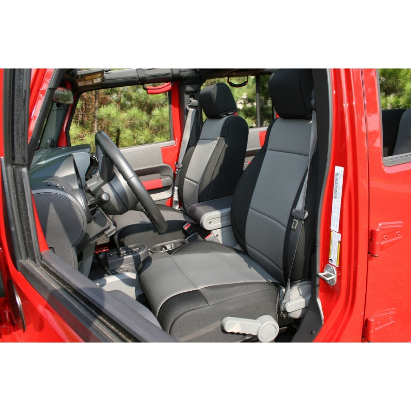 Rugged Ridge Neoprene Front Seat Covers 07-10 Jeep Wrangler JK Rugged Ridge Neoprene Front Seat Covers 07-10 Jeep Wrangler JK
