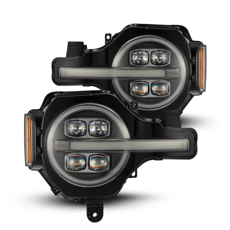 AlphaRex 21-23 Ford Bronco NOVA LED Projector Headlights Black AlphaRex 21-23 Ford Bronco NOVA LED Projector Headlights Black