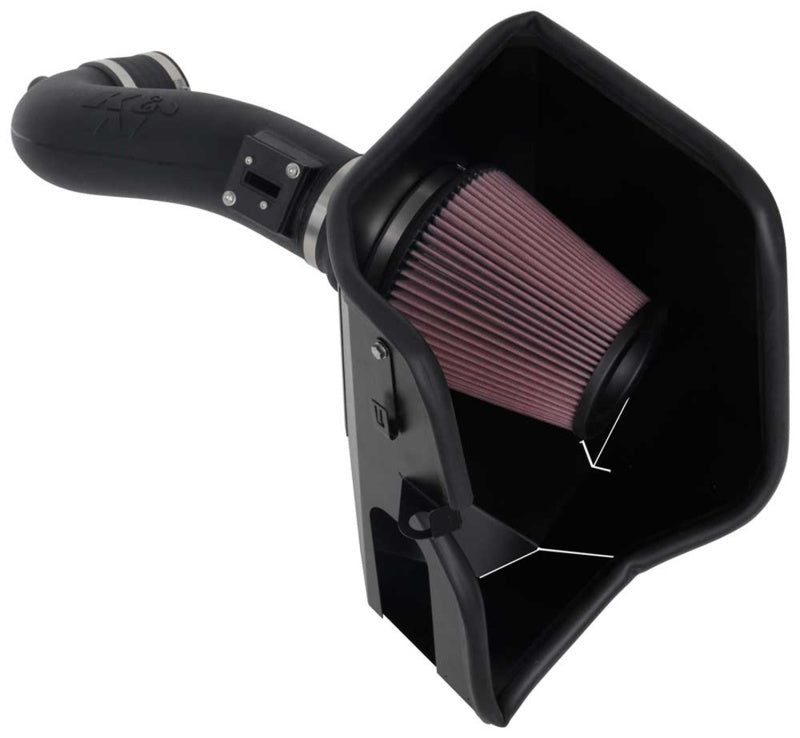 K&N 2019+ Chevrolet 1500 5.3L / 6.2L V8 F/I AirCharger Performance Intake System K&N 2019+ Chevrolet 1500 5.3L / 6.2L V8 F/I AirCharger Performance Intake System