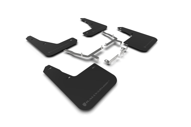 Rally Armor 19-25 Ford Focus ST MK4 Black UR Mud Flap w/Grey Logo Rally Armor 19-25 Ford Focus ST MK4 Black UR Mud Flap w/Grey Logo