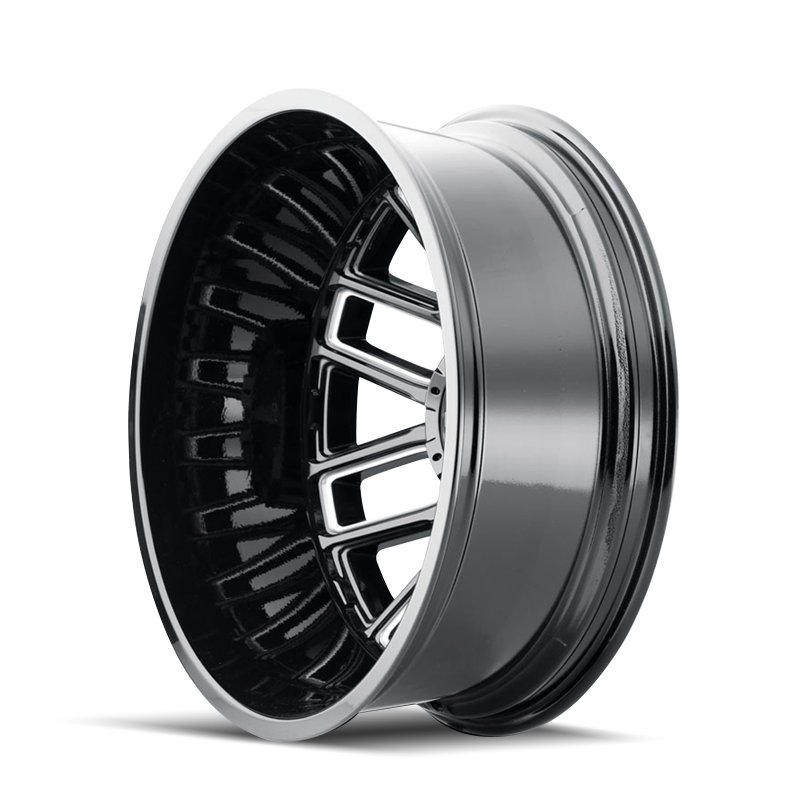 Mayhem 8107D Cogent Dually 20x8.25/8x210 BP/-192mm Offset/154.2mm Hub Black w/ Milled Spokes Wheel Mayhem 8107D Cogent Dually 20x8.25/8x210 BP/-192mm Offset/154.2mm Hub Black w/ Milled Spokes Wheel