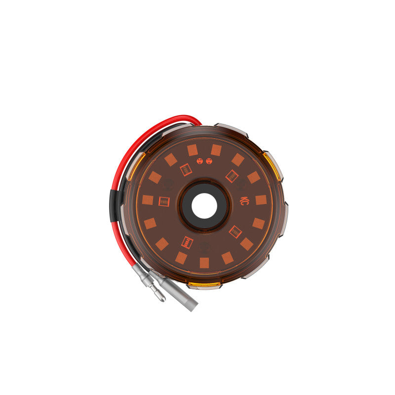 KC HiLiTES Cyclone V2 2.2in. LED Accessory Light 5w Flood Beam (Single) - Amber Lens KC HiLiTES Cyclone V2 2.2in. LED Accessory Light 5w Flood Beam (Single) - Amber Lens