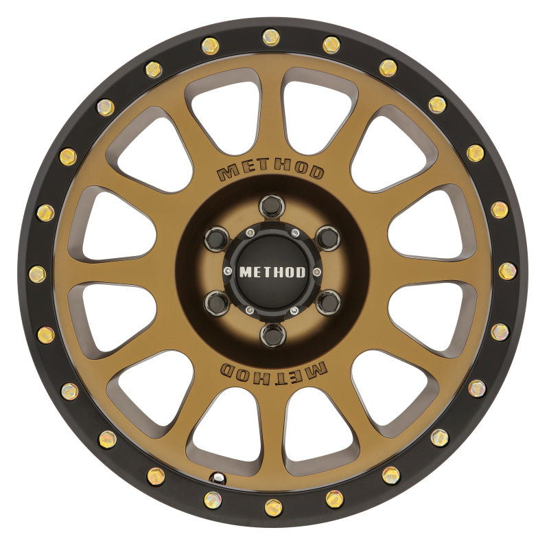 Method MR305 NV 20x9 +18mm Offset 6x135 94mm CB Method Bronze/Black Street Loc Wheel Method MR305 NV 20x9 +18mm Offset 6x135 94mm CB Method Bronze/Black Street Loc Wheel