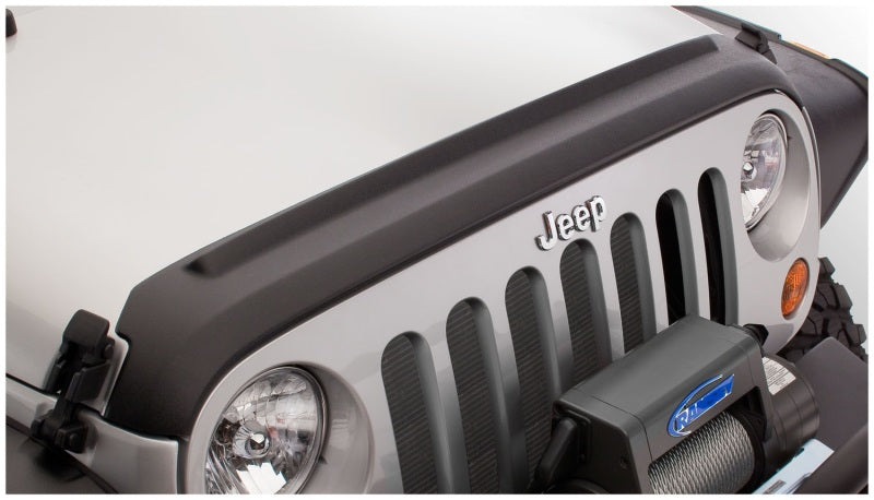 Bushwacker 07-18 Jeep Wrangler Trail Armor Hood and Tailgate Protector Excl Power Dome Hood - Black Bushwacker 07-18 Jeep Wrangler Trail Armor Hood and Tailgate Protector Excl Power Dome Hood - Black