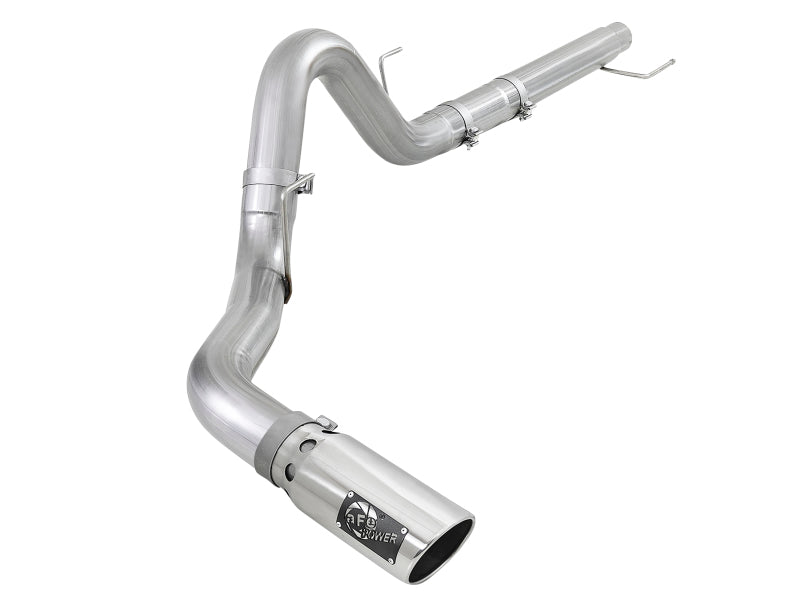 aFe Atlas 4in Aluminized Steel DPF-Back Exh 18-19 Ford F-150 V6-3.0L (td) w/ Polished Tip aFe Atlas 4in Aluminized Steel DPF-Back Exh 18-19 Ford F-150 V6-3.0L (td) w/ Polished Tip