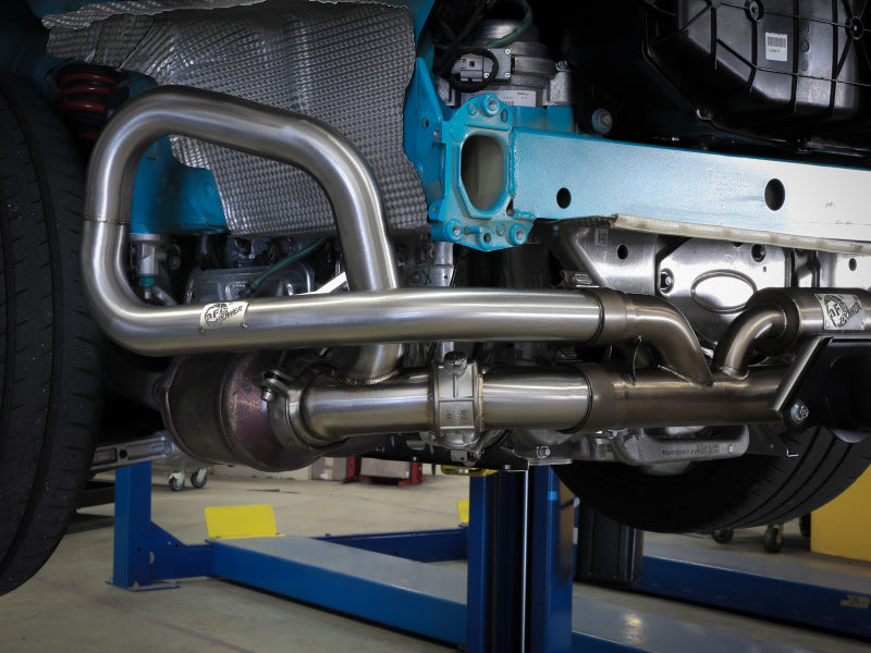 aFe 14-16 Porsche 911 GT3 991.1 H6 3.8L MACH Force-Xp 304 SS Cat-Back Exhaust System w/ Carbon Tips aFe 14-16 Porsche 911 GT3 991.1 H6 3.8L MACH Force-Xp 304 SS Cat-Back Exhaust System w/ Carbon Tips