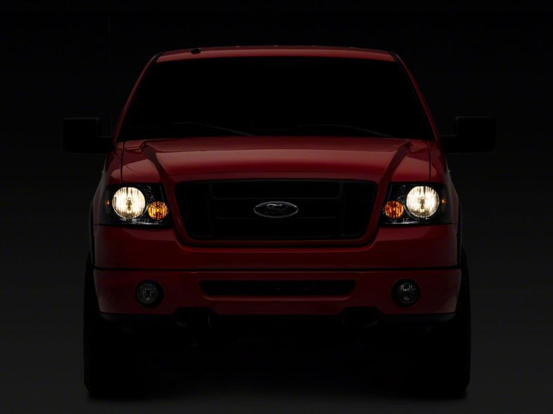 Raxiom 04-08 Ford F-150 Axial Series OEM Style Replacement Headlights- Chrome Housing- Smoked Lens Raxiom 04-08 Ford F-150 Axial Series OEM Style Replacement Headlights- Chrome Housing- Smoked Lens