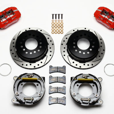 Wilwood Dynapro Low-Profile 11.00in P-Brake Kit Drill-Red 93-97 Camaro/Firebird 2.75in Offset