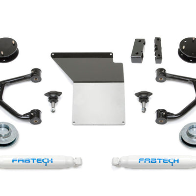 Fabtech 07-14 GM C/K1500 SUV 2WD/4WD 4in Budget UCA System w/Rear Perf. Shocks