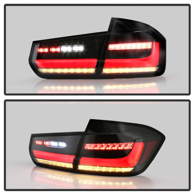 Spyder BMW 3 Series F30 2012-2018 Full LED Tail Lights (ALT-YD-BMWF3012-SEQ-BK) Black (WONT FIT X3) Spyder BMW 3 Series F30 2012-2018 Full LED Tail Lights (ALT-YD-BMWF3012-SEQ-BK) Black (WONT FIT X3)