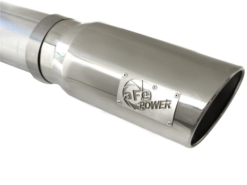 aFe ATLAS 5in DPF-Back Alum Steel Exhaust System Polished Tip GM Diesel Trucks 7.5-10 V8-6.6L td LMM aFe ATLAS 5in DPF-Back Alum Steel Exhaust System Polished Tip GM Diesel Trucks 7.5-10 V8-6.6L td LMM