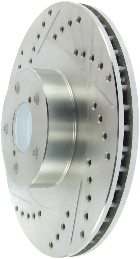 StopTech Select Sport 03-08 Subaru Forester Sport Slotted and Drilled Left Front Rotor StopTech Select Sport 03-08 Subaru Forester Sport Slotted and Drilled Left Front Rotor