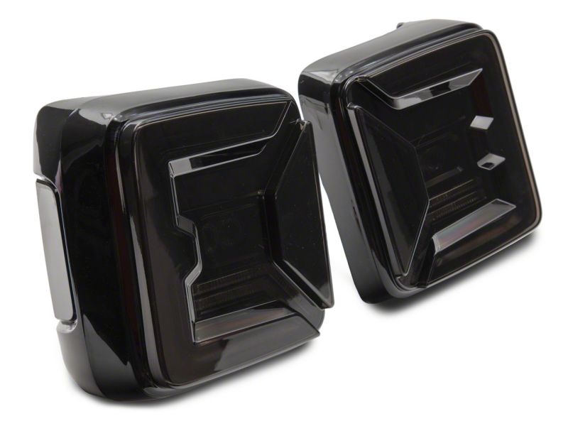 Raxiom 18-23 Jeep Wrangler JL Axial Series LED Tail Lights- Blk Housing (Smoked Lens) Raxiom 18-23 Jeep Wrangler JL Axial Series LED Tail Lights- Blk Housing (Smoked Lens)