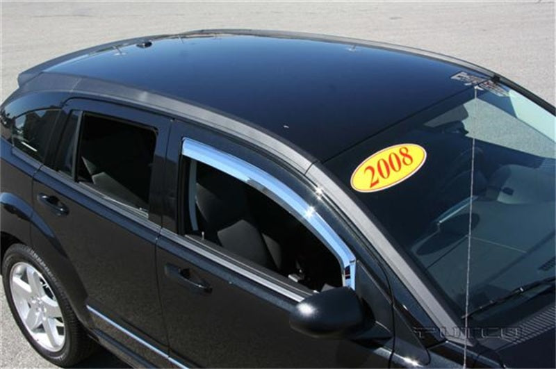Putco 07-12 Dodge Caliber (Front Only) Element Chrome Window Visors Putco 07-12 Dodge Caliber (Front Only) Element Chrome Window Visors