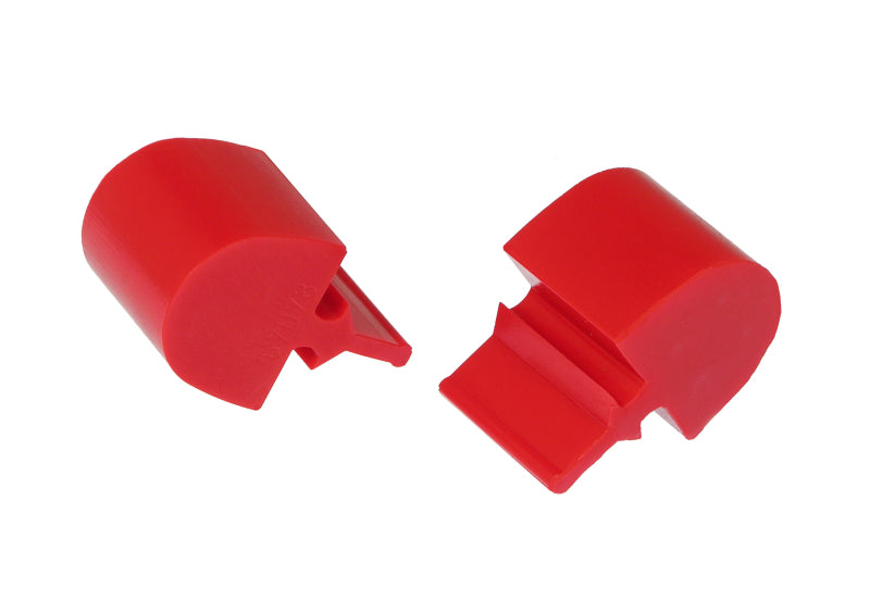 Prothane Universal Bump Stop Pull Through Style - Red Prothane Universal Bump Stop Pull Through Style - Red