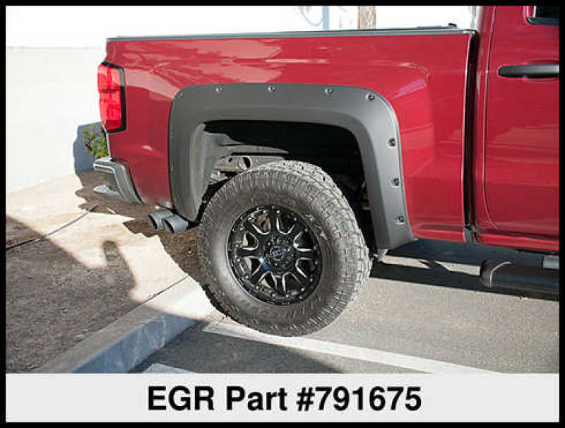 EGR 14+ Chev Silverado 5ft Bed Bolt-On Look Fender Flares - Set - Matte EGR 14+ Chev Silverado 5ft Bed Bolt-On Look Fender Flares - Set - Matte