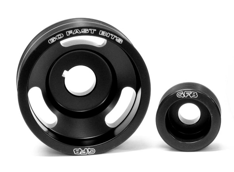 GFB 02-10 WRX/STI 2 Piece Under-Drive Pulley Kit w/ Belts (Crank & Alternator) GFB 02-10 WRX/STI 2 Piece Under-Drive Pulley Kit w/ Belts (Crank & Alternator)