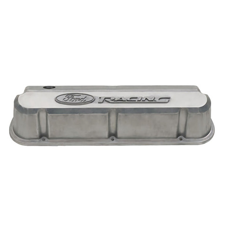 Ford Racing Slant Edge Valve Covers w/Ford Racing Logo - Bare Ford Racing Slant Edge Valve Covers w/Ford Racing Logo - Bare