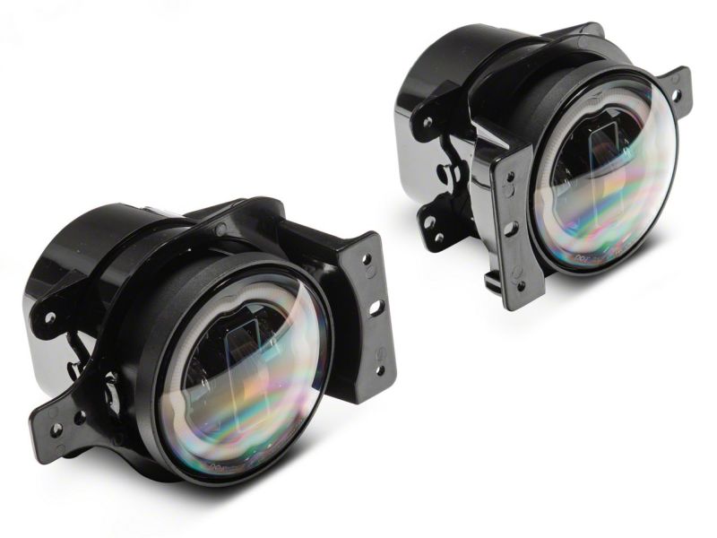 Raxiom 18-23 Jeep Wrangler JL Axial Series 9-In Angel Eye LED Headlights- Blk Housing (Clear Lens) Raxiom 18-23 Jeep Wrangler JL Axial Series 9-In Angel Eye LED Headlights- Blk Housing (Clear Lens)