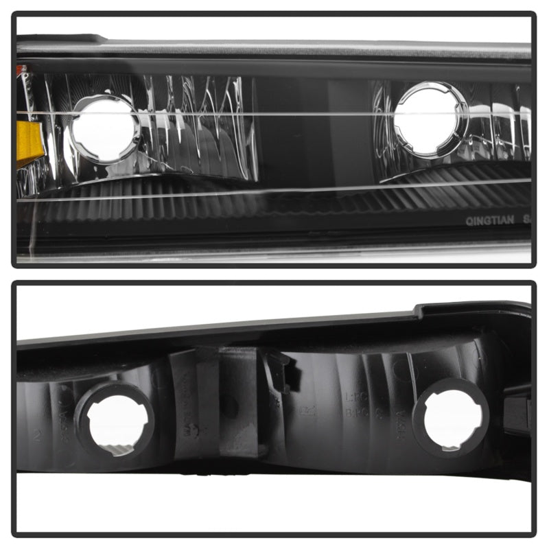 xTune Chevy Colorado 04-12 OEM Headlights w/ Bumper Lights Black HD-JH-CCOL04-SET-BK xTune Chevy Colorado 04-12 OEM Headlights w/ Bumper Lights Black HD-JH-CCOL04-SET-BK