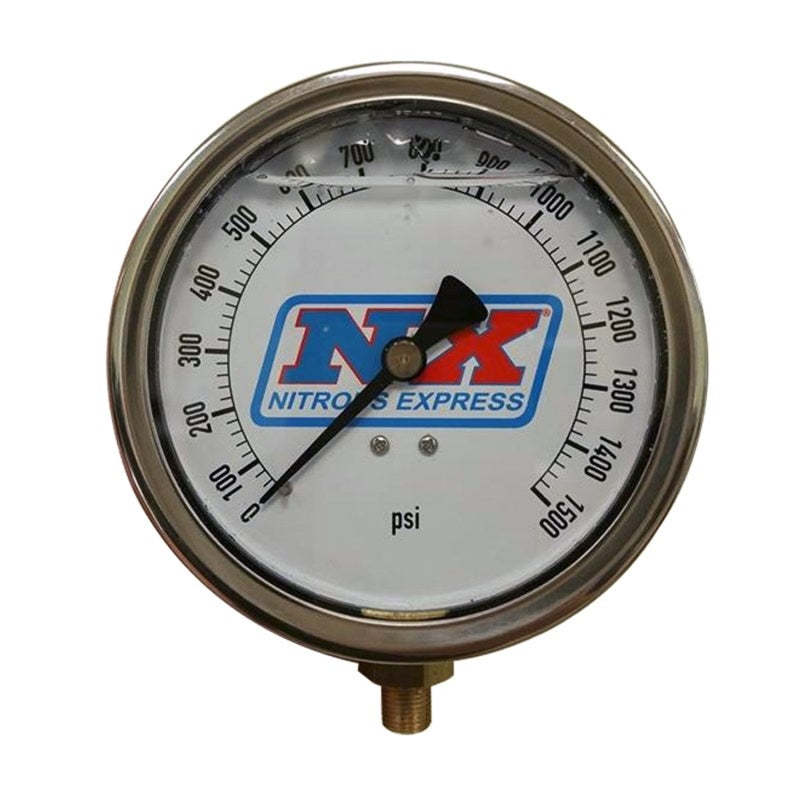 Nitrous Express Nitrous Pressure Gauge 4in-High Accuracy Nitrous Express Nitrous Pressure Gauge 4in-High Accuracy