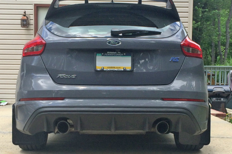 Rally Armor 12-19 Ford Focus ST / 16-19 RS Nitrous Blue UR Mud Flap w/White Logo Rally Armor 12-19 Ford Focus ST / 16-19 RS Nitrous Blue UR Mud Flap w/White Logo