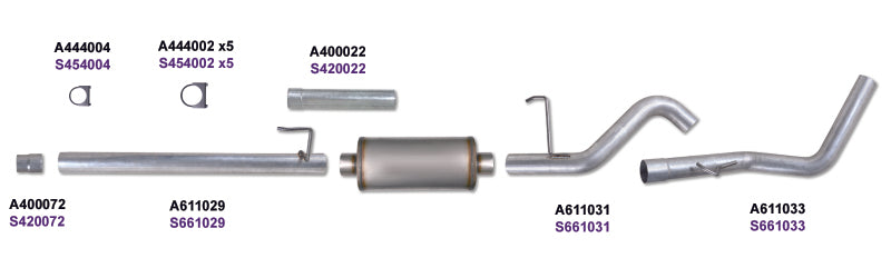 Diamond Eye KIT 3in CB SGL GAS AL FORD 5.4L F150 04-08 Diamond Eye KIT 3in CB SGL GAS AL FORD 5.4L F150 04-08