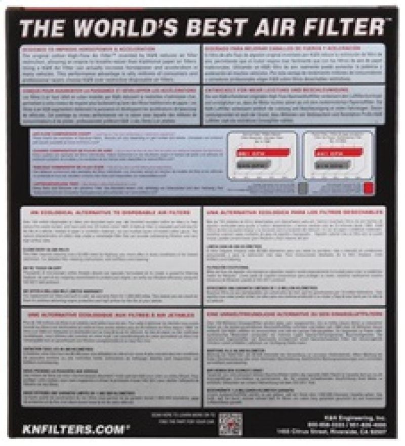K&N 07 BMW Z4 3.0L-L6 Drop In Air Filter K&N 07 BMW Z4 3.0L-L6 Drop In Air Filter