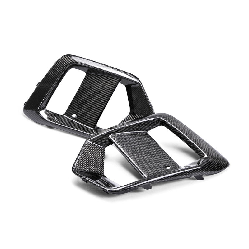 Seibon 16-18 Ford Focus RS Carbon Fiber Fog Light Surrounds Seibon 16-18 Ford Focus RS Carbon Fiber Fog Light Surrounds