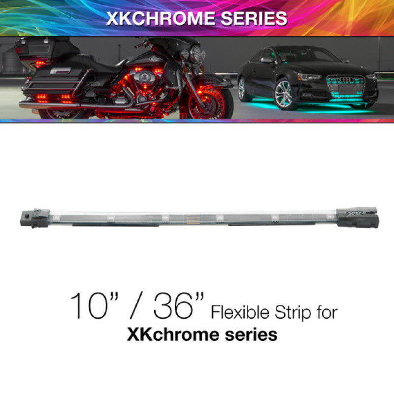 XK Glow 10in Multi Color Flexible Strip for XKchrome & 7 Color Series XK Glow 10in Multi Color Flexible Strip for XKchrome & 7 Color Series
