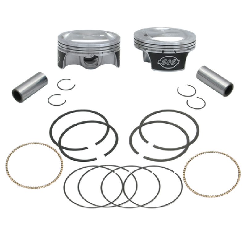 S&S Cycle 1984+ 4-1/8in Ring Set - .010in S&S Cycle 1984+ 4-1/8in Ring Set - .010in